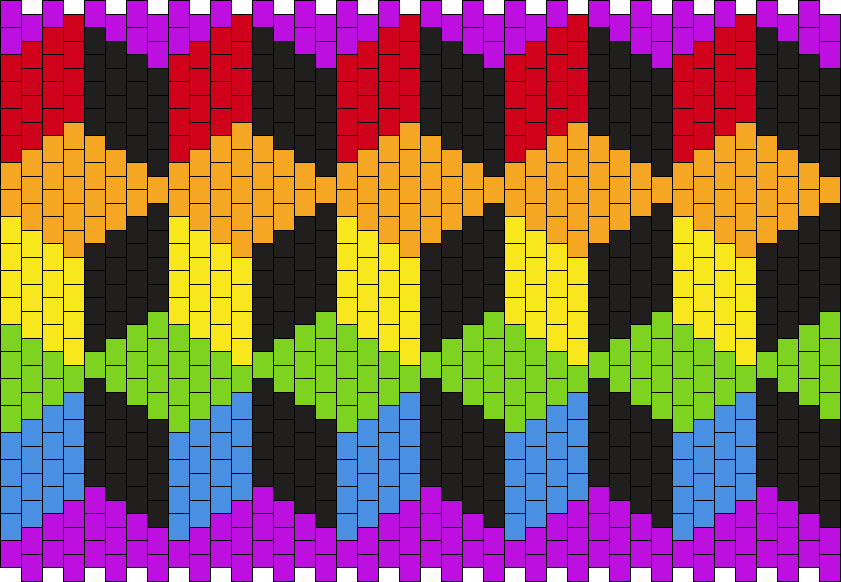 Trippy Rainbow Cubes