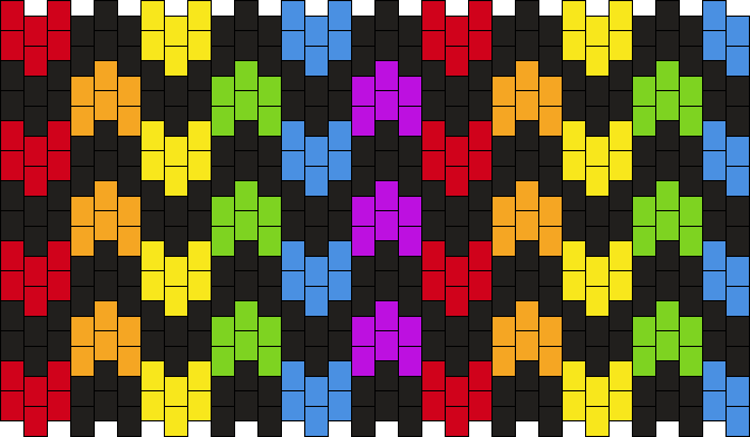 Rainbow checkers 32x14