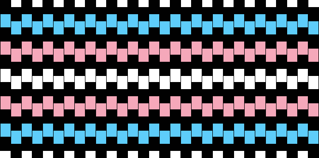 black striped trans flag