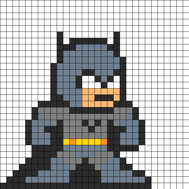 Batman Perler Bead Pattern