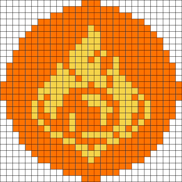 Genshin Impact Pyro Symbol (with Circle)