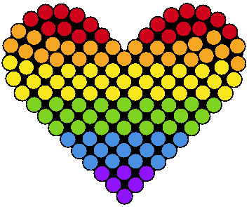 Rainbow heart :)