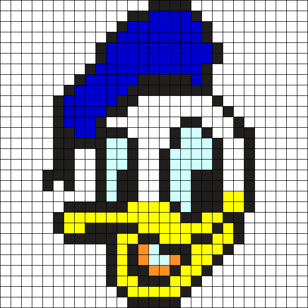 Donald Duck Perler