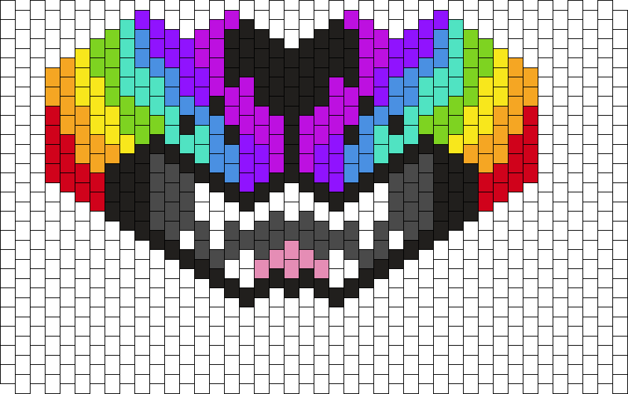 Rainbow animal mask EDITED: extra teeth