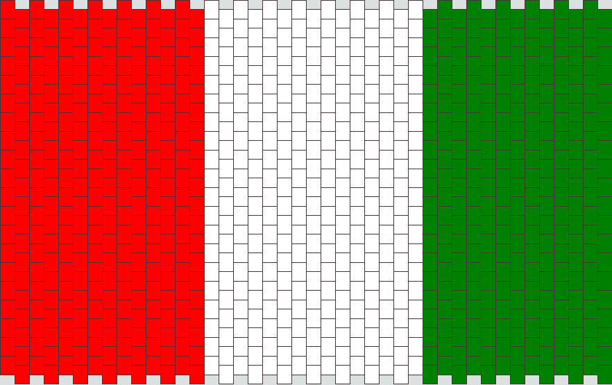 Mexican Colored Flag