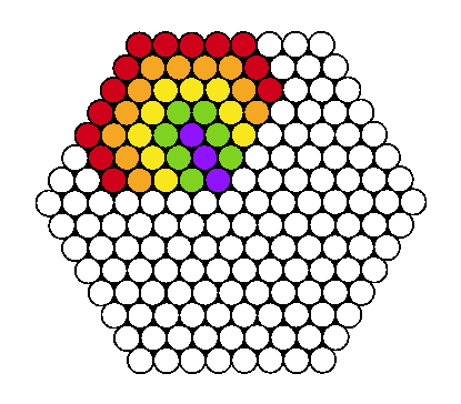 rainbow hairpin/pin