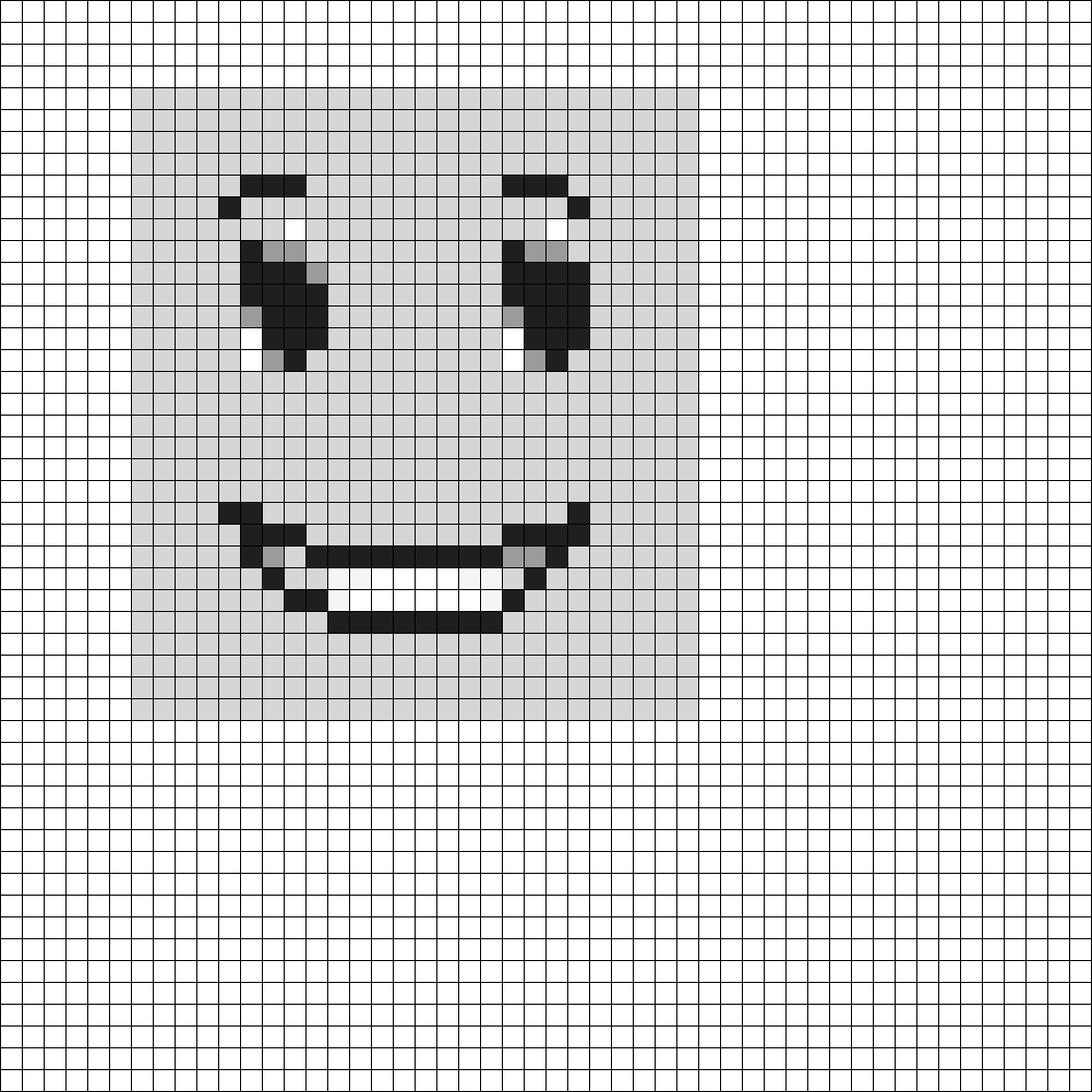 That One Roblox Face Perler