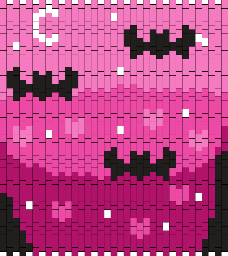 Draculaura Themed Pink Bat Bag Panel 35x30