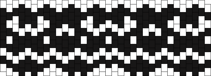 Gothic Black & White Lace Pattern Short Cuff