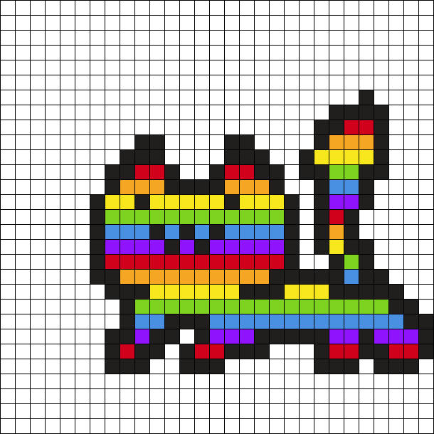 Silly Lil Rainbow Cat