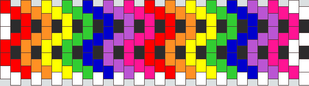 Twisty Rainbow Pattern
