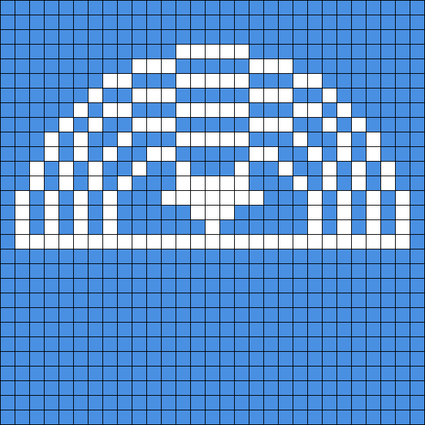 Xenogender Symbol (outlined In Blue To Make White More Seeable))