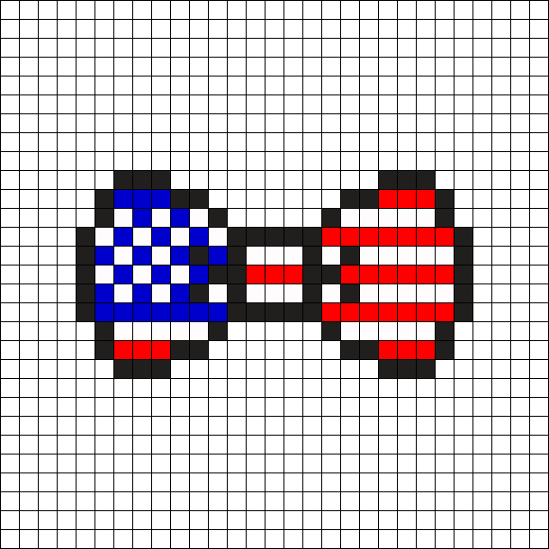 American Flag Bow