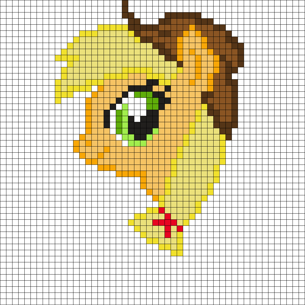 Applejack - My Little Pony Perler Sprite