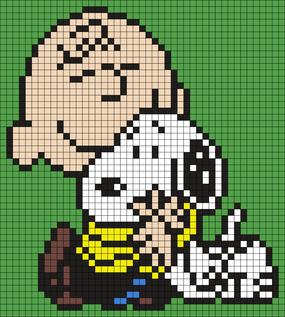 Charlie Brown And Snoopy (Square)
