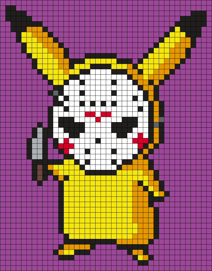  Pikachu In A Jason Voorhees Mask