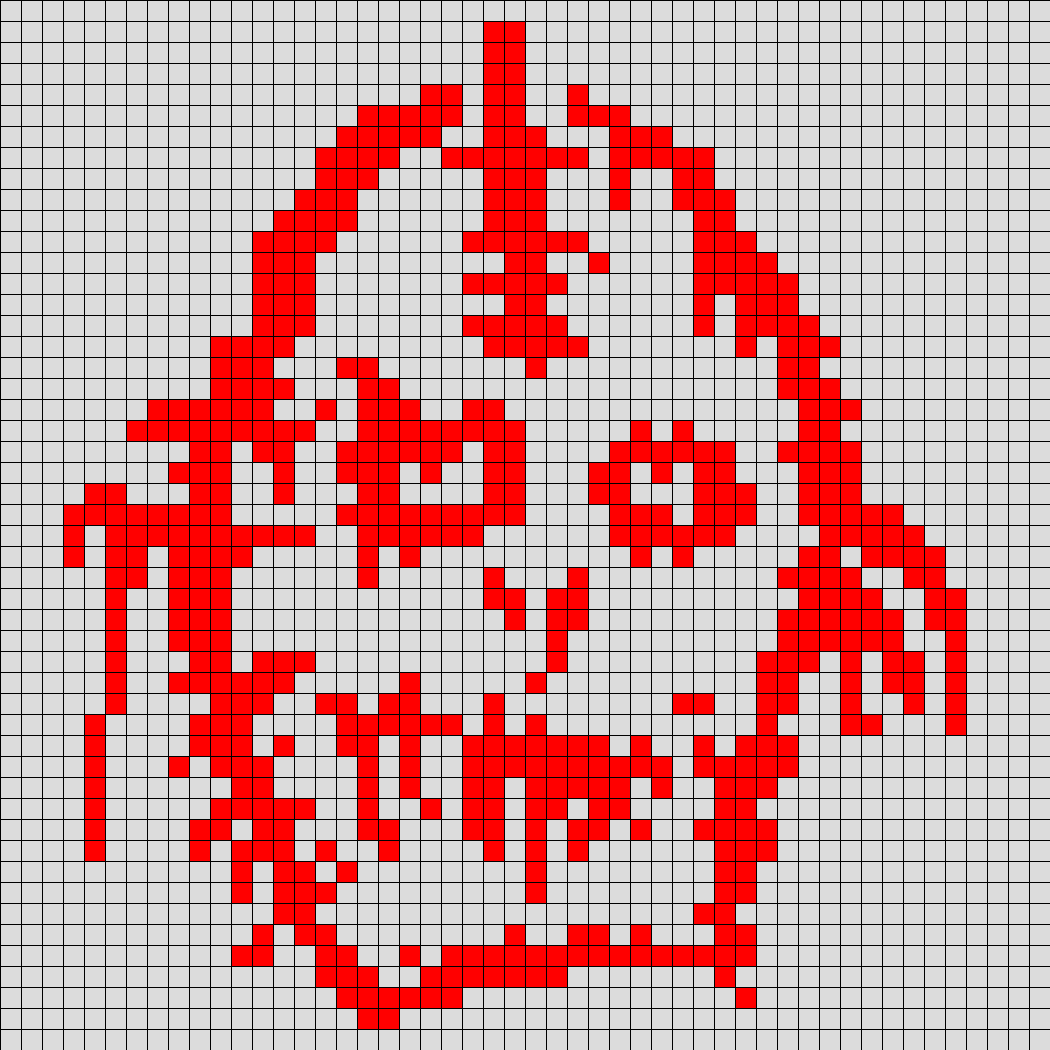 American Horror Story Bloody Face For Perler