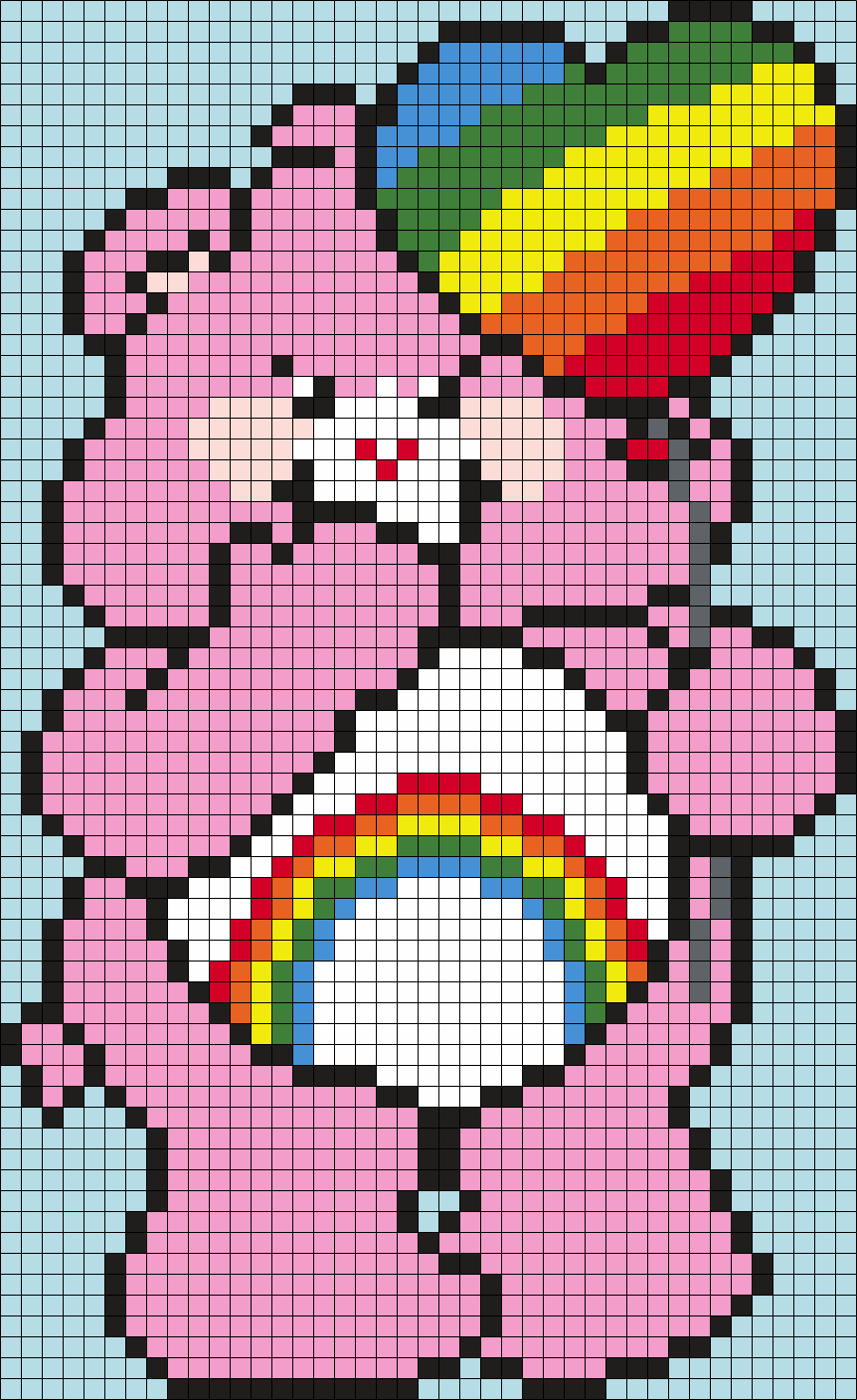 Cheer Bear From The Care Bears (sq)