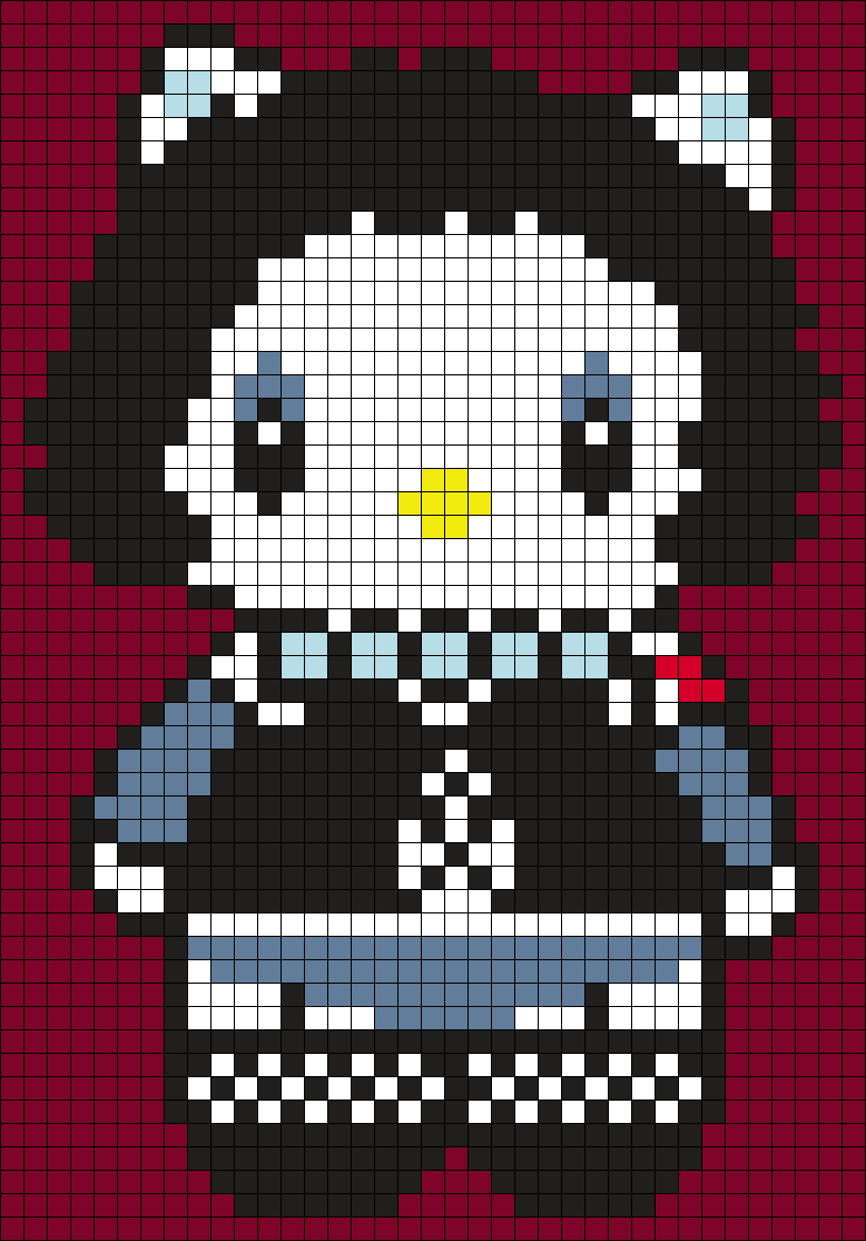 Dr Frank N Furter From The Rocky Horror Picture Show Hello Kitty Sq