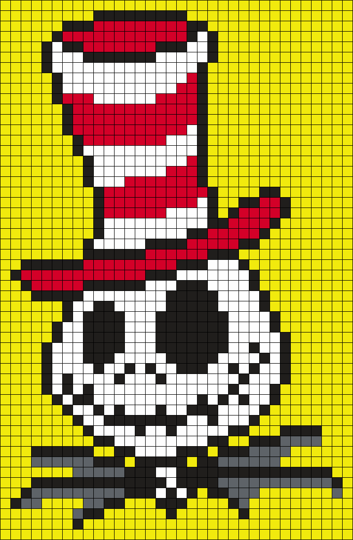 Jack In A Hat From The Cat In The Hat (Square)