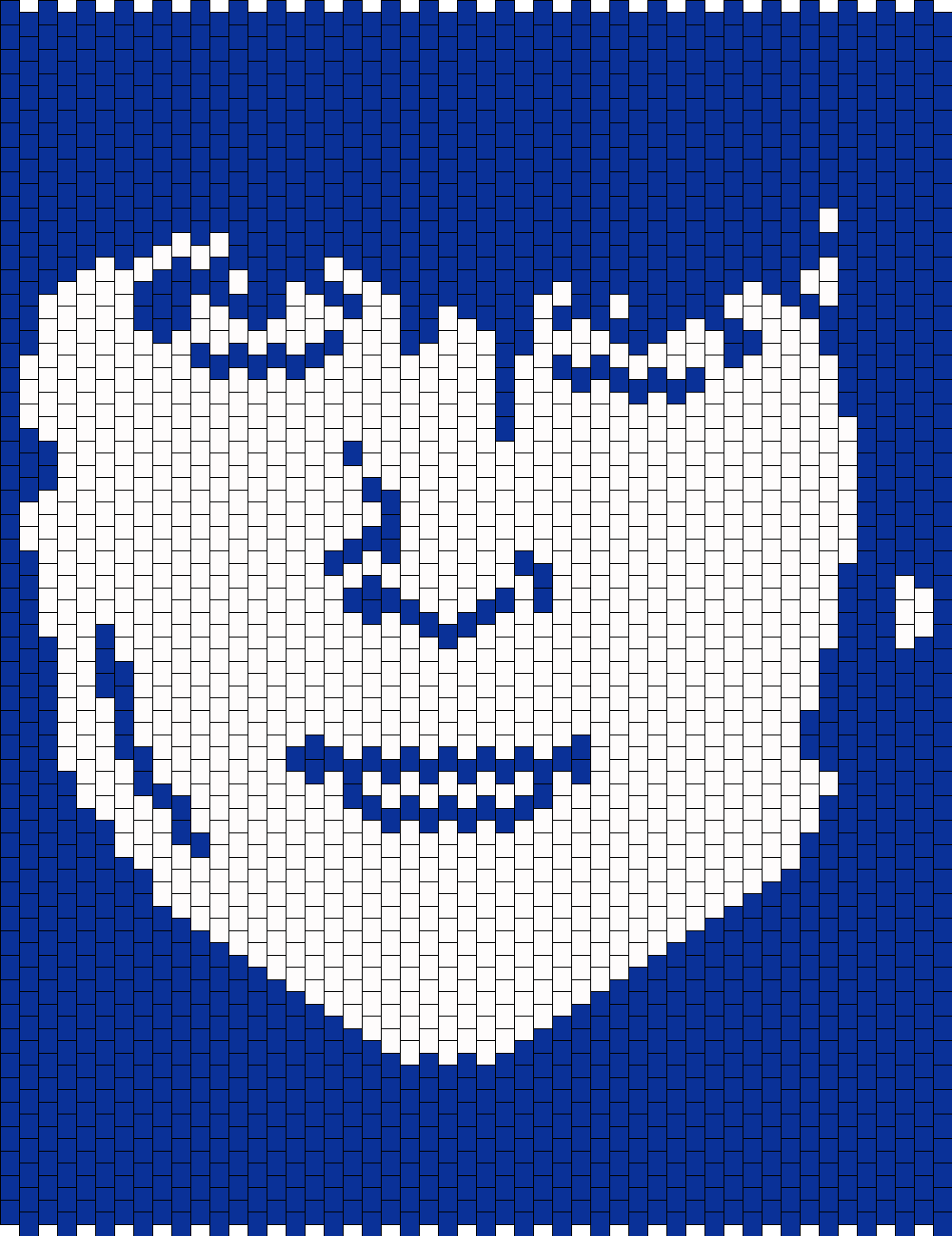 John Lennon In Blue And White