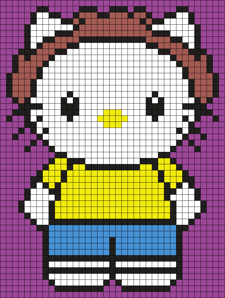 Morty Hello Kitty From Rick And Morty Sq