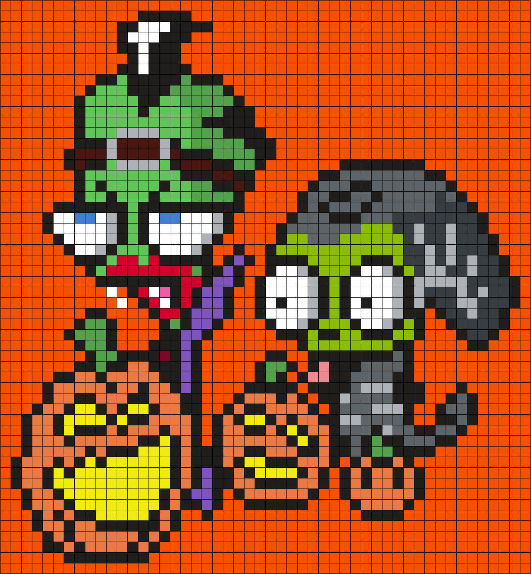 Halloween Zim And Gir From Invader Zim