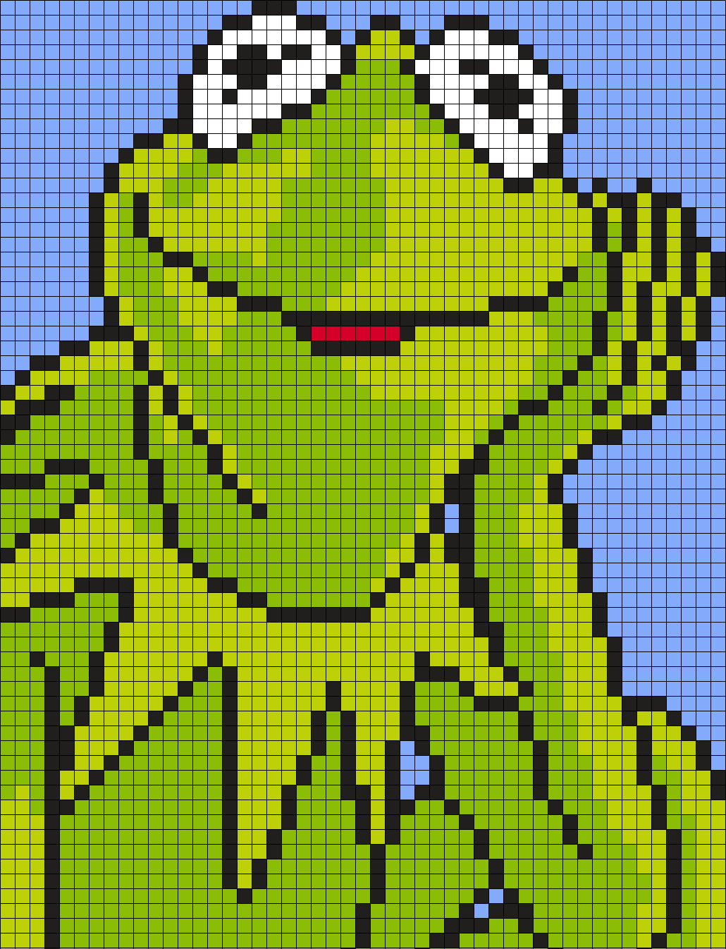 Kermit The Frog From The Muppets (Square)