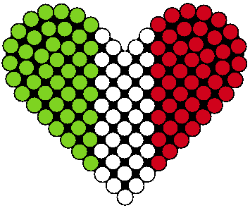 Italy Flag Heart