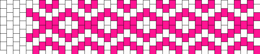 Pink And White Pattern Cuff