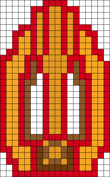 Bajoran Symbol Perler (Star Trek)