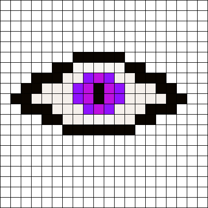 Random Eye Perler (my First Pattern!!)