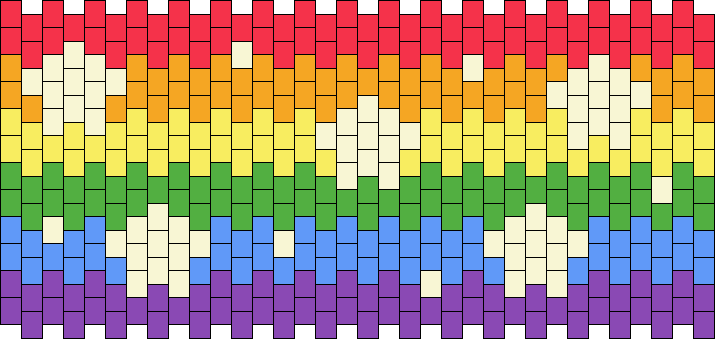 Rainbow Flag With Tiny Stars