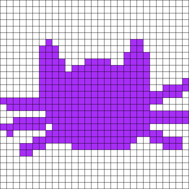 catgender symbol perler (based of pattern by emofurbaby)