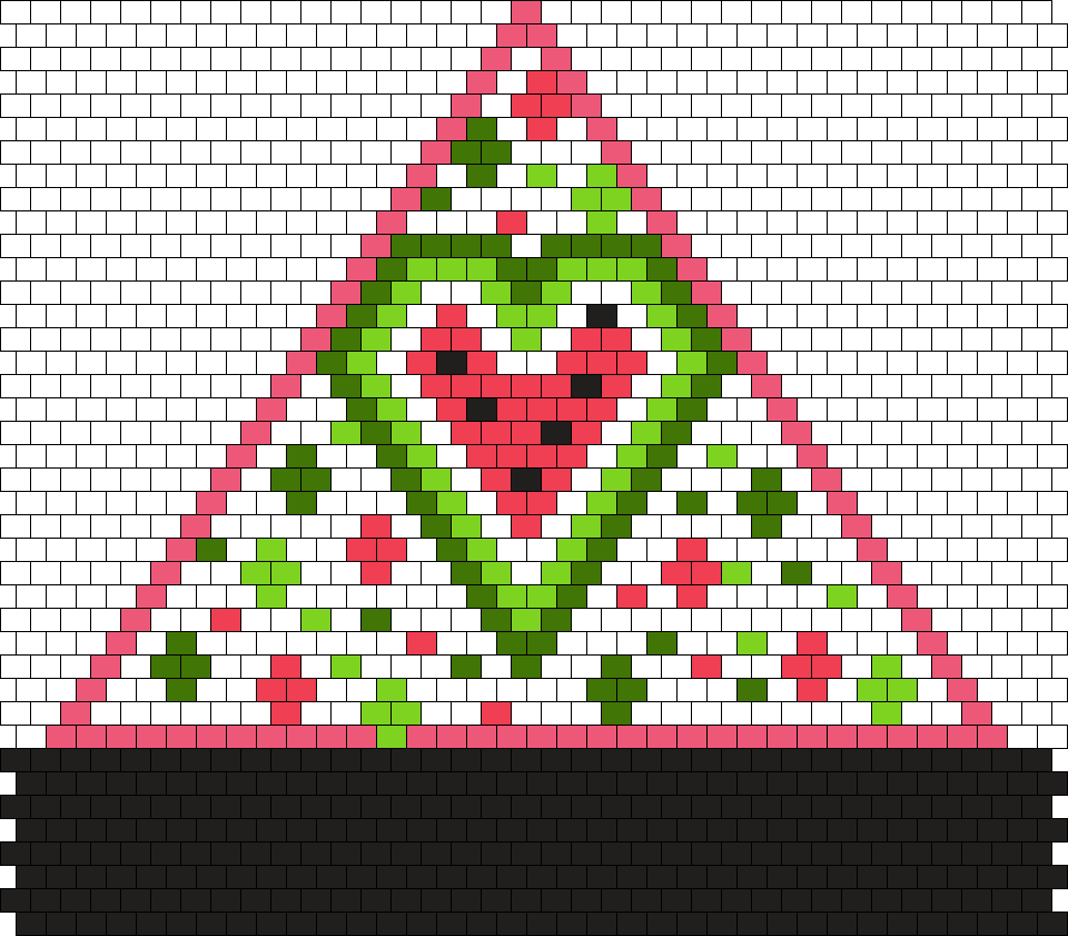 Watermelon Heart With Polka Dots
