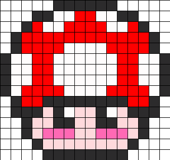 Cute Toad Mario