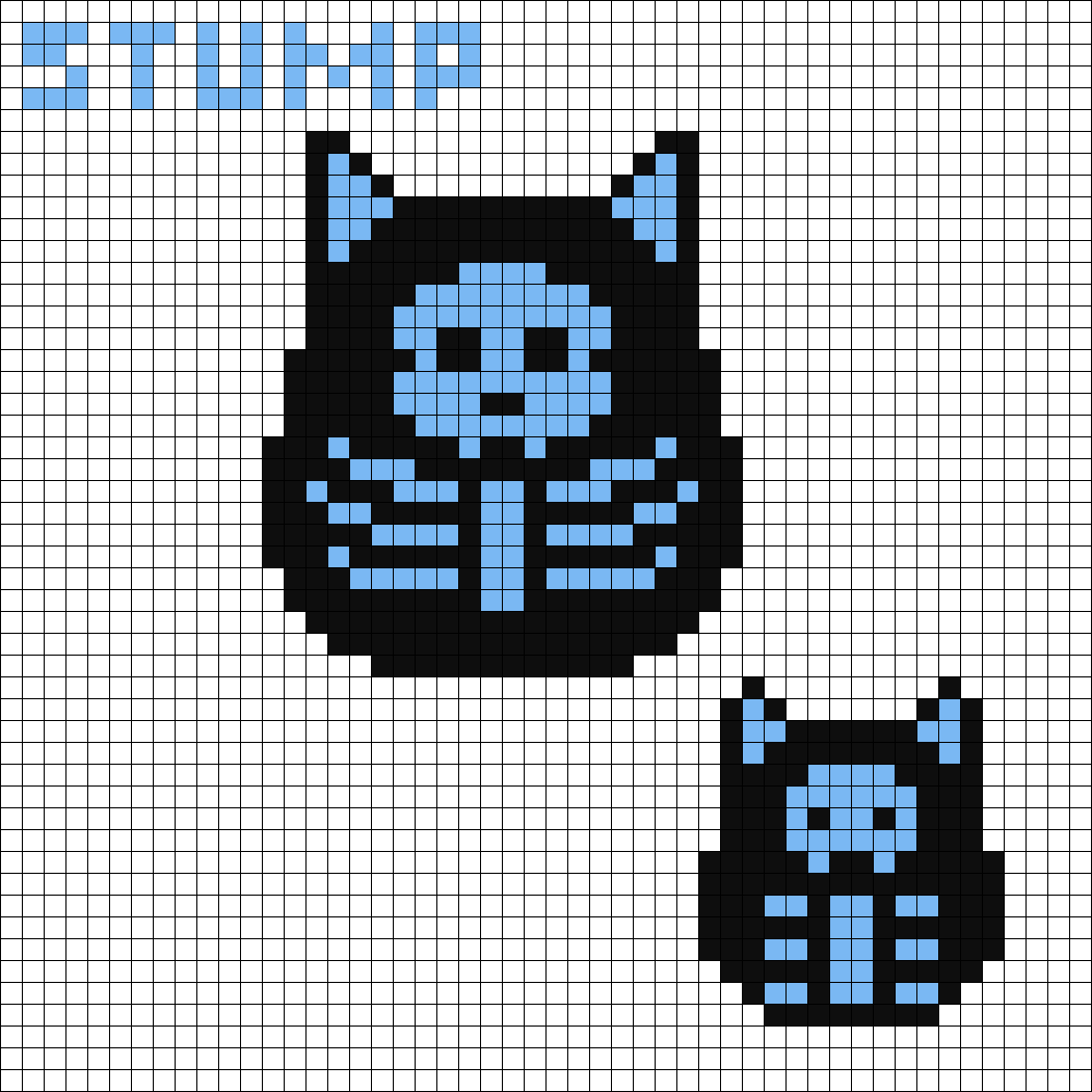Stump Skeleton Cat Squishmallow
