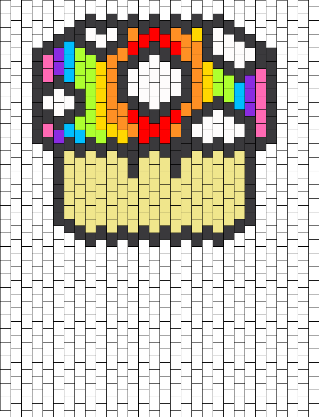 Rainbow Mario 1UP Shroom