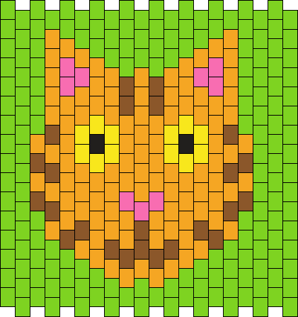 cat tile (orange)