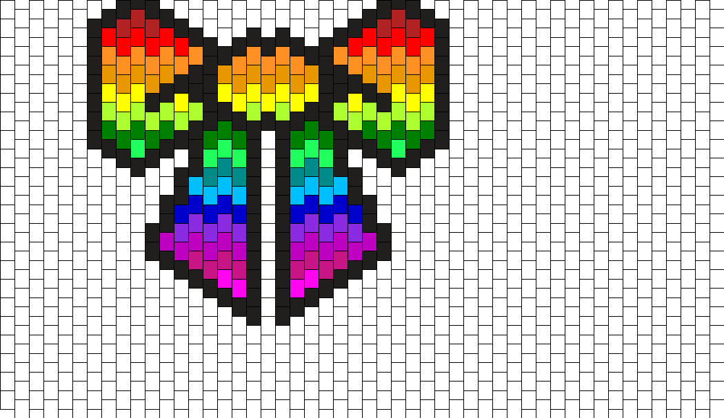 Rainbow Gradient Bow