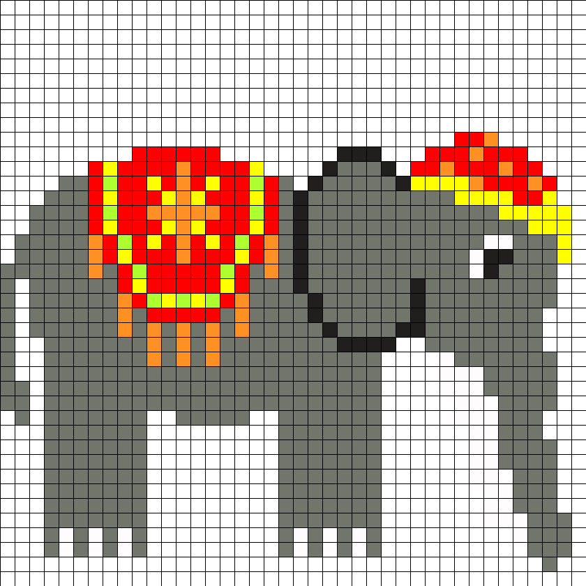 Perler Elephant