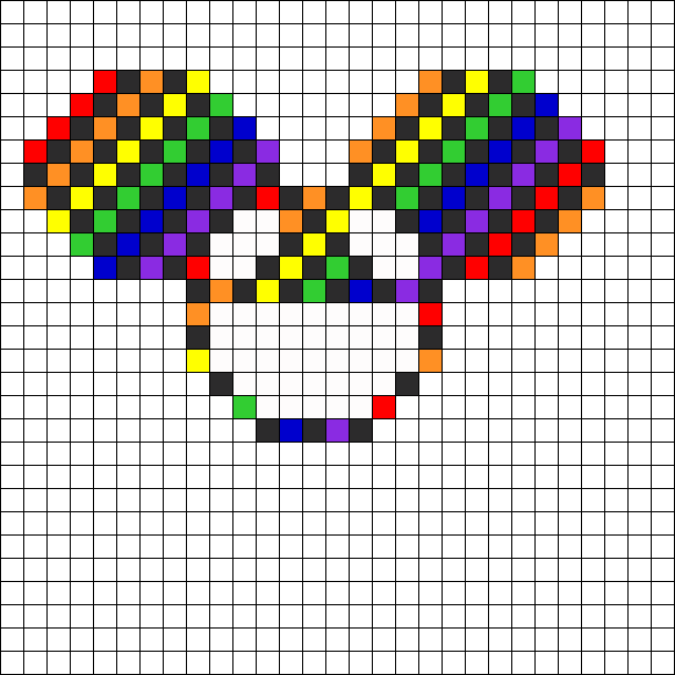 Checkered Rainbow Deadmau5