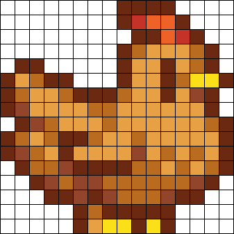 Brown Stardew Valley Chicken