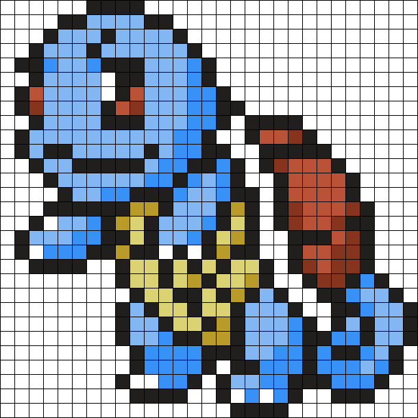 Squirtle (small pegboard)