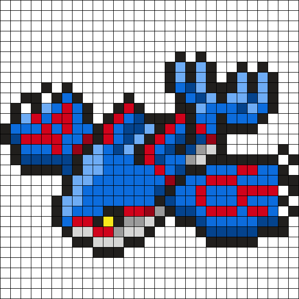 Kyogre (small pegboard)