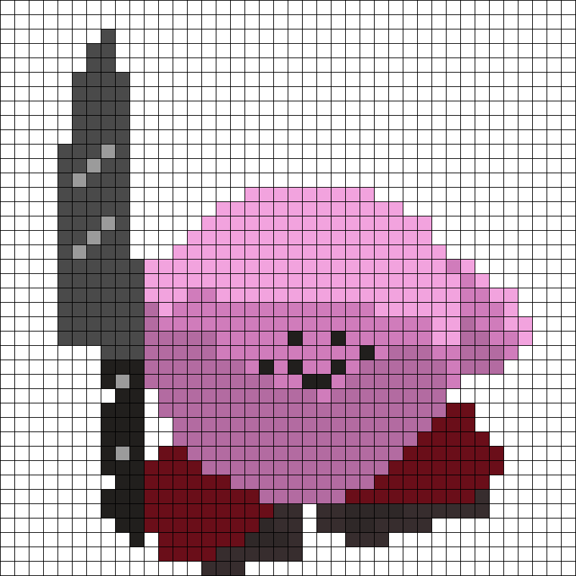 Kirby With Knife Meme