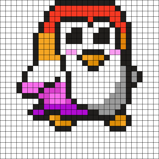 Lesbian Penguin Perler