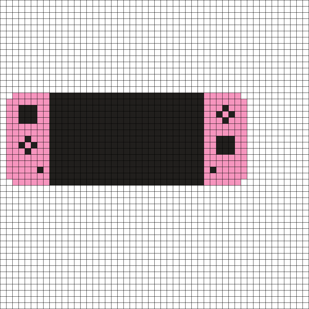 Pink Nintendo Switch - Perler/ Bead Sprite