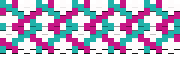 2 Color Overlapping ZigZags