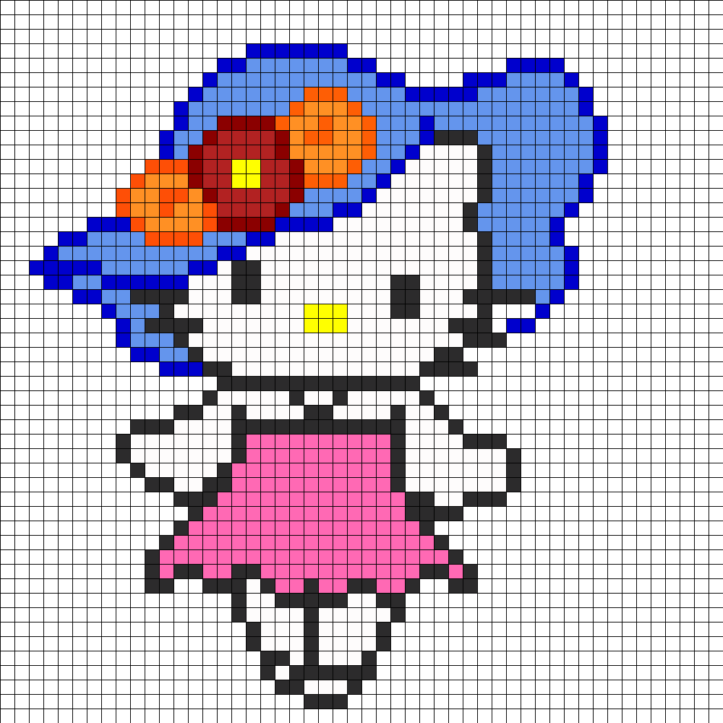 Hello Kitty In Blue Hat